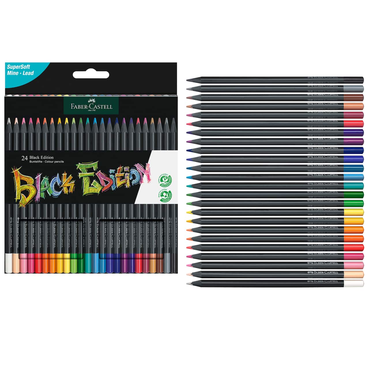 Faber-Castell® Black Edition Colored Pencils